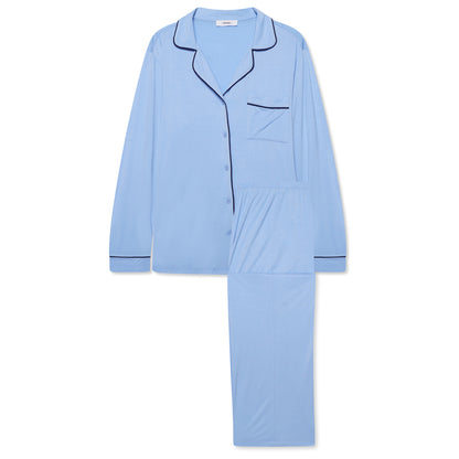 Powder Blue Modal Pyjama Set