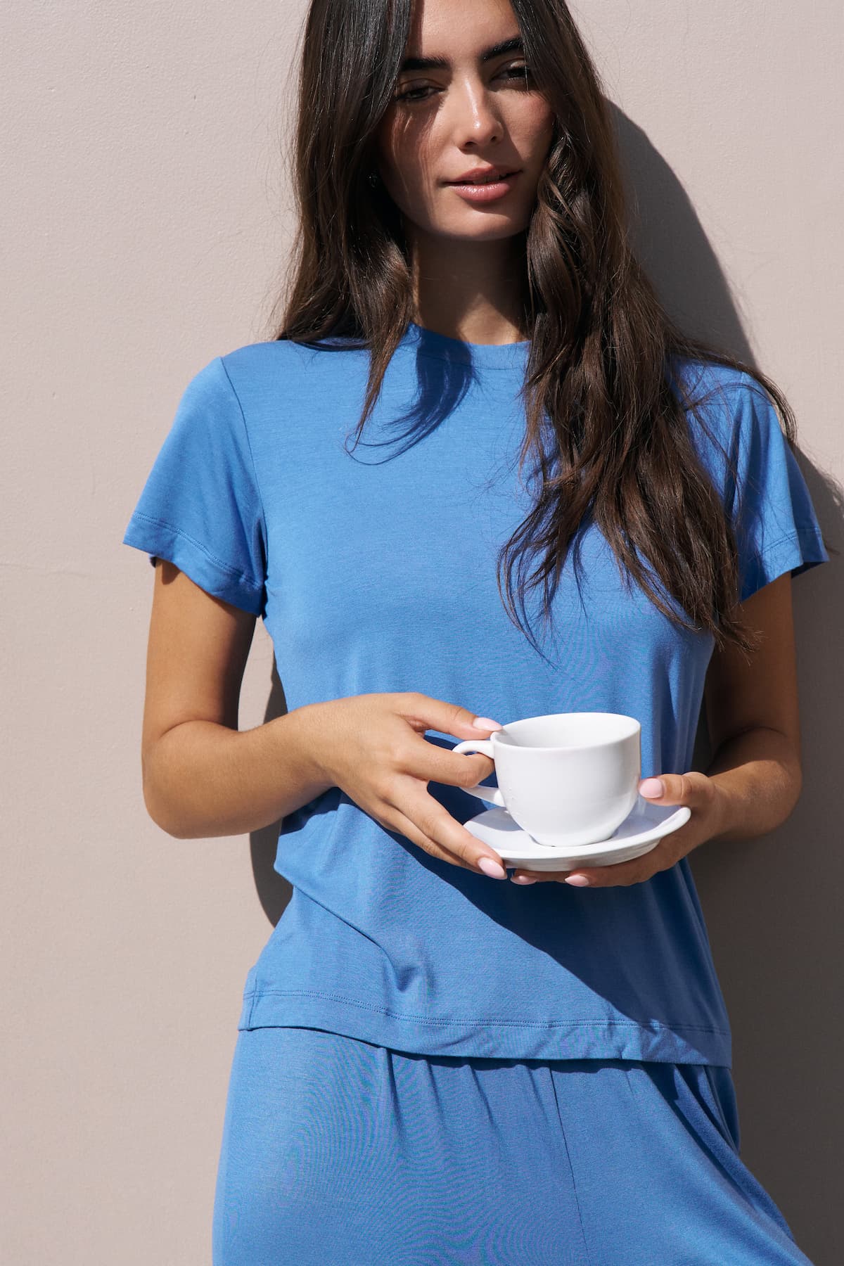French Blue Modal T-shirt