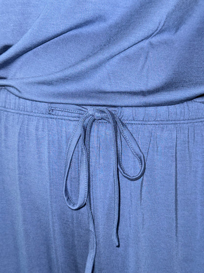 French Blue Modal T-shirt Pyjama Set